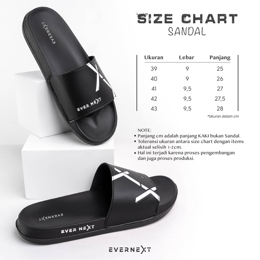 Sandal Slipper Pria Selop Slip On Sendal Slop Slippers Slide Distro SS 1