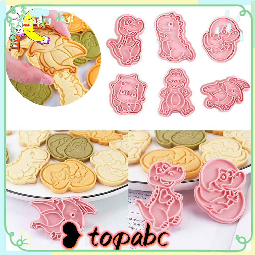 Top 6pcs/set Cetakan Biskuit Natal DIY Pastry Dekorasi Cetakan Kue Plastik