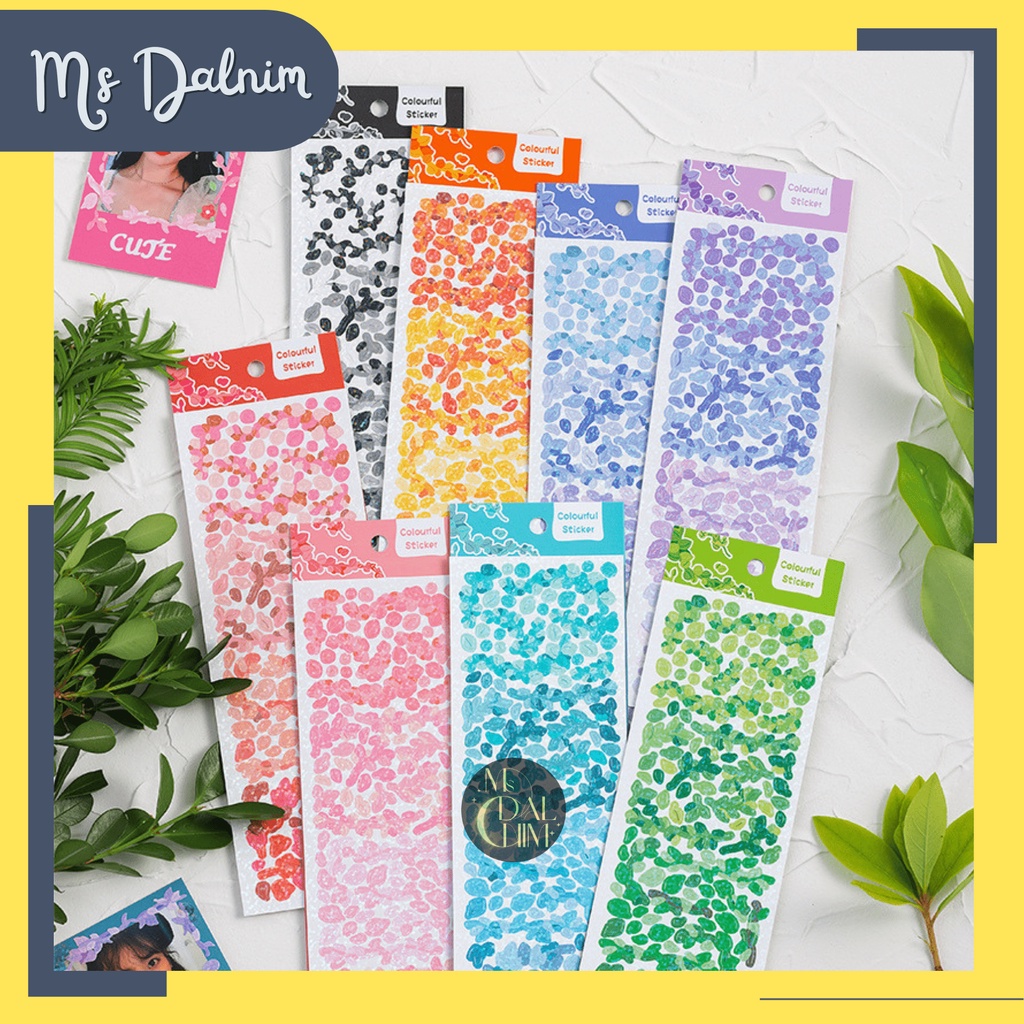 

Stiker Aesthetic Daun Bunga Mini Leaf Flower Korea Lucu Anti Air Mengkilap Hologram Gliter Cute Leaves Deco Sticker Dekorasi Journal Diary Bujo Photocard PC Holder Decor HP Kpop Toploader Cahol Jepang Kawaii DIY Planner Scrapbook Craft [ST99]