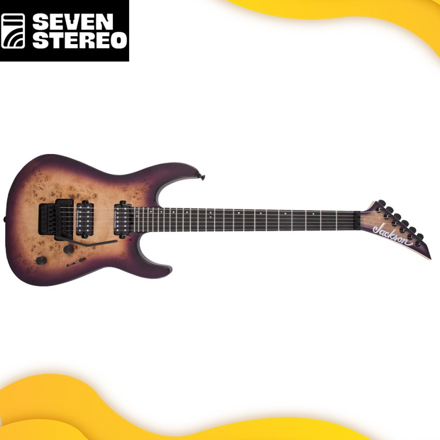 Jackson Pro Series Dinky DK2P Electric Guitar Ebony FB Purple Sunset