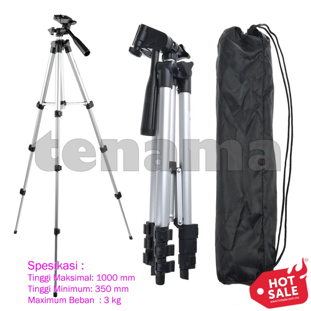 Portable Tripod WT-3110A Stand 4-Section