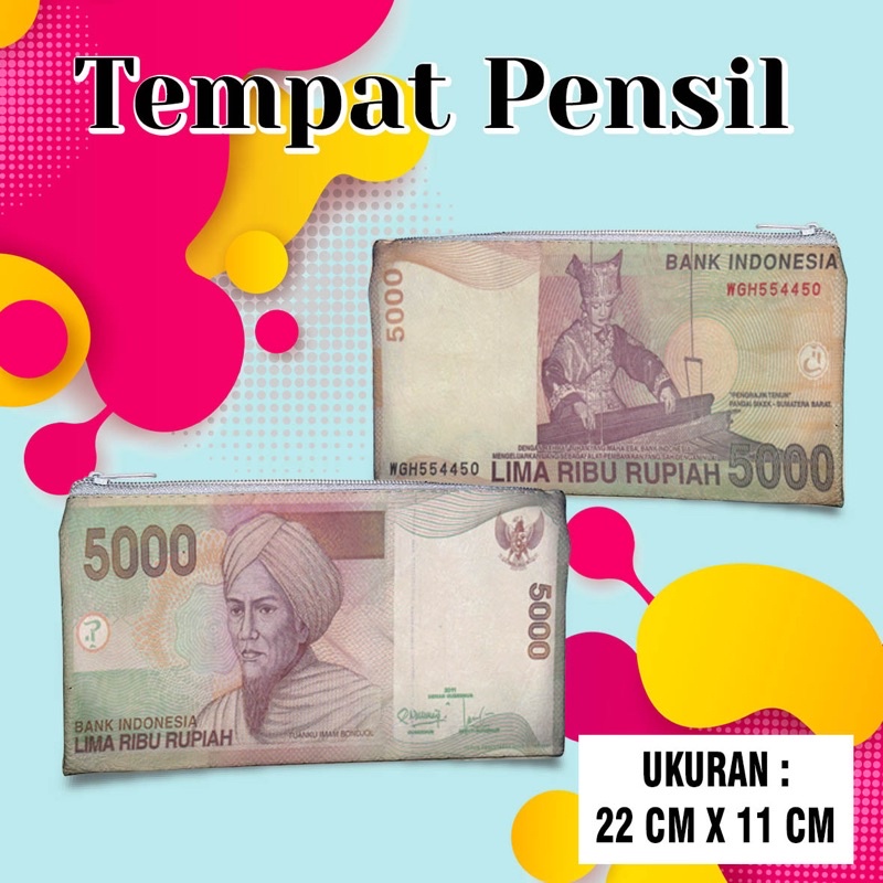 

Tempat Pensil / Kotak Pensil Gambar 5 ribu