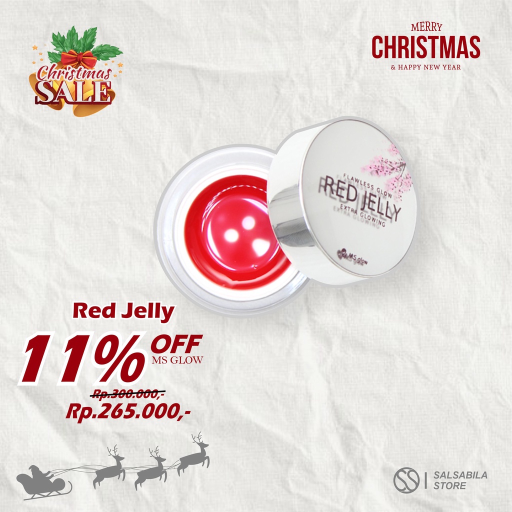 MS GLOW Original RED JELLY MS GLOW - PERAWATAN WAJAH - PELEMBAB