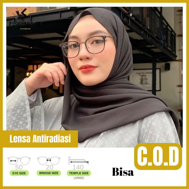 Frame kacamata 6011 free lensa minus