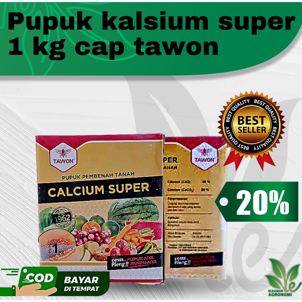 Pupuk Kalsium Super 1 kg cap Tawon Pupuk Pembenah Tanah Perawatan Pertumbuhan Tanaman