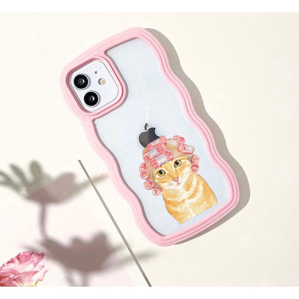 Softcase Motif karakter kitten kitty Casing For Iphone 7+ 8+ Plus X Xs Xr Max 11 12 13 14 Pro Max 14+ 14Plus HH35