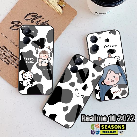 [Realme 10] Softcase Kaca Realme 10 - Softcase Glass Glitter Realme 10 -  Softcase Realme 10  - Casi