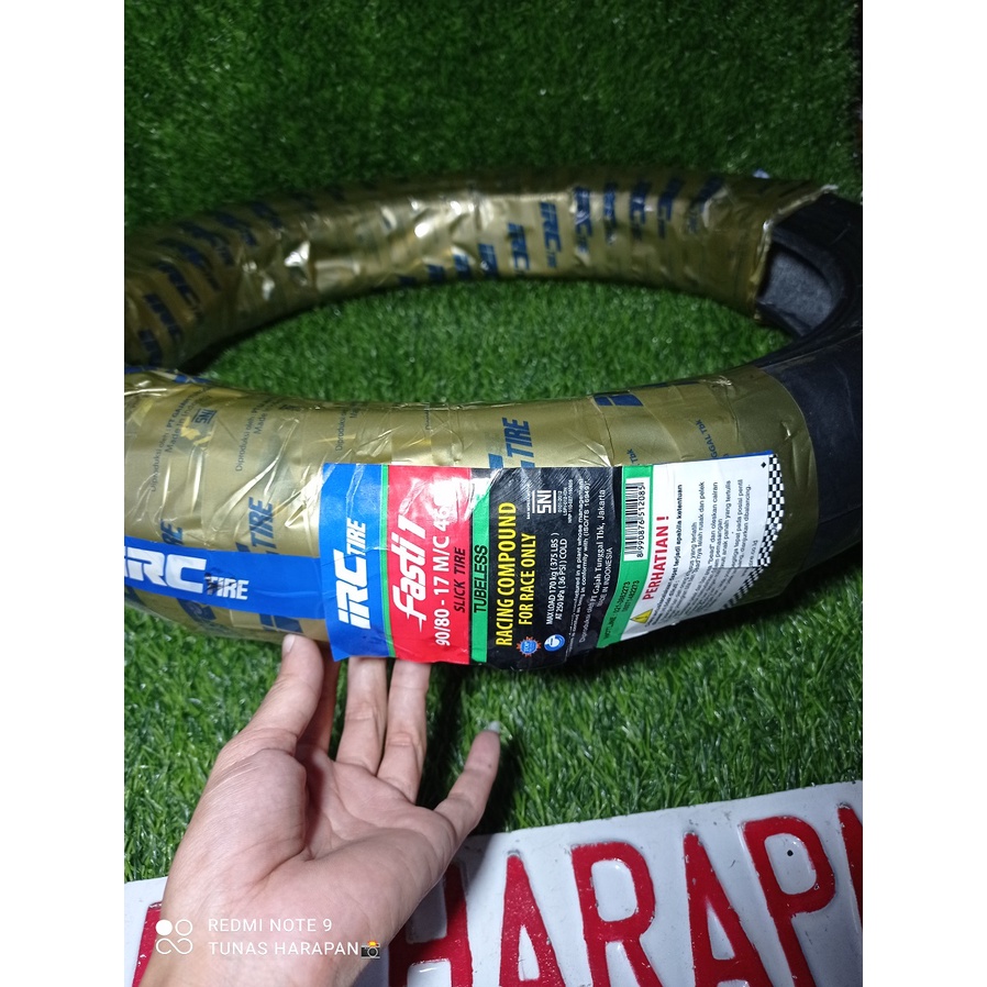 BAN LUAR IRC FASTI1 SLICK TIRE FASTI 1 RACING COMPOUND FOR RACE / BALAP -RING 17