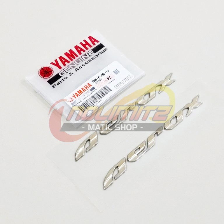 Emblem Stiker Logo 3D Aerox Gold ORI Genuine Parts Yamaha B65 F173B 10