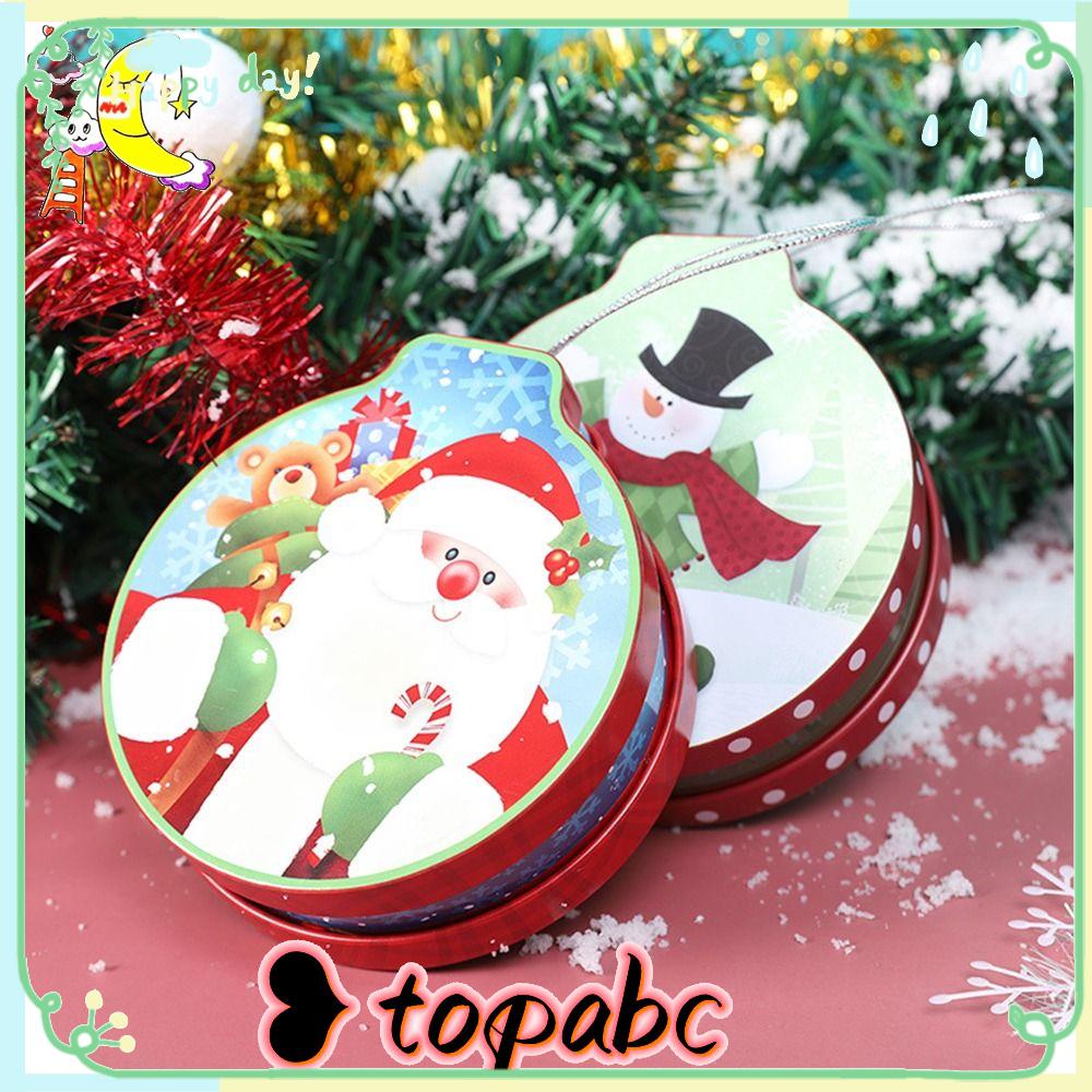 Top Candy Box Dekorasi Rumah Biskuit Merry Christmas Kotak Kado