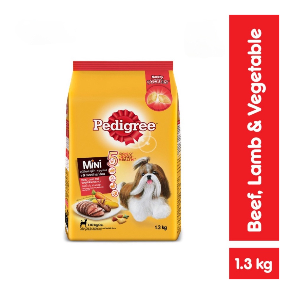 Pedigree MINI Dry Food 1.3kg - Makanan Kering Anjing Kecil