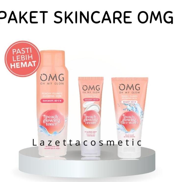 [KODE PRODUK HIQFJ6284] Paket Lengkap Skincare OMG | Paket Skincare OMG | OMG Oh My Glow Kit | Satu 
