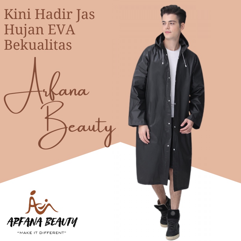 Jas Hujan Pria Wanita Unisex Terusan Ponco Poncho Anti Air Mantel Mantrol Eva Raincoat Transparan Korea Ringan Light Weight Kancing Terusan Hoodie Pakaian Anti Air Basah Musim Hujan Import Premium Original