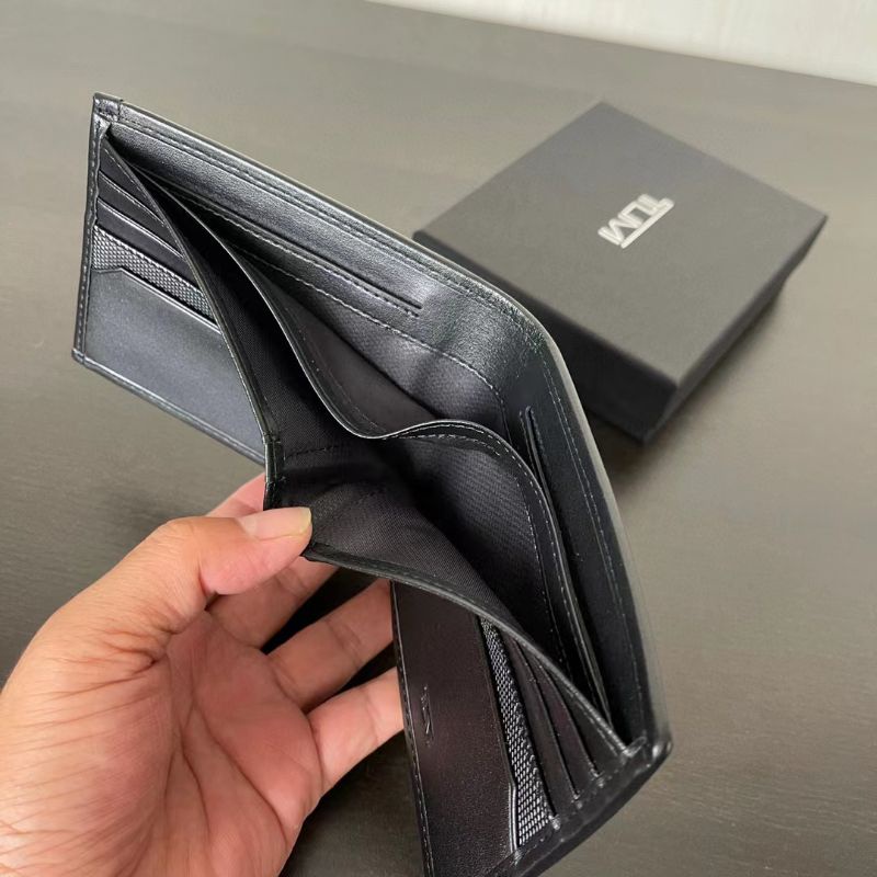 dompet cowok tumi alpha global double billfold wallet pria lipat 2 mirror p1shoes