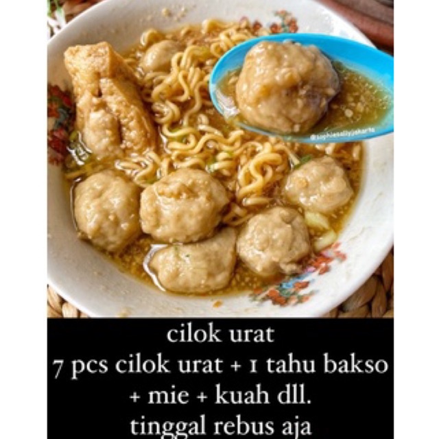 

cilok urat kuah homemade TINGGAL REBUS AJA. READY SETIAP HARI