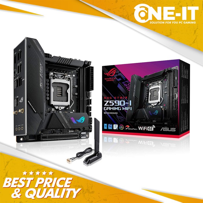 Motherboard ASUS ROG STRIX Z590-I GAMING WIFI ITX Intel Z490 LGA 1200