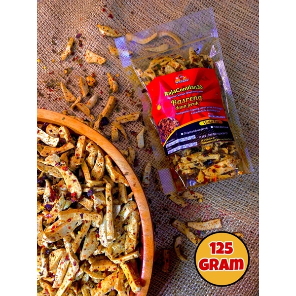 

Basreng stick Daun Jeruk 125 gram Rajacemilan30