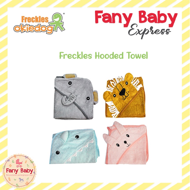 FRECKLES PREMIUM BAMBOO BABY HOOD ED TOWEL