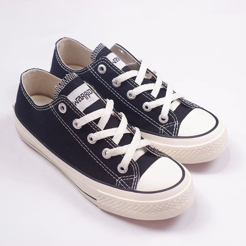 WARRIOR SHOES - ATHENA LC BLACK WHITE