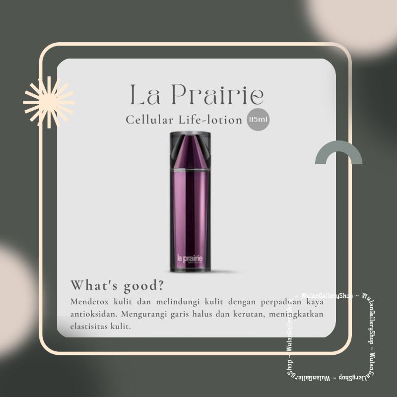 LA PRAIRIE THE PLATINUM COLLECTION RARE CELLULAR LIFE-LOTION 115ML