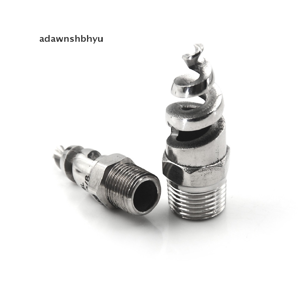 Kepala Sprinkler Nozzle Atomisasi Spiral Cone Stainless Steel adawnshbhyu New1 /4"1 /2 "ID