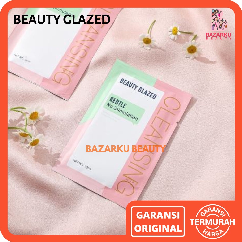 Beauty Glazed Cleansing Make Up Beauty Glazed Make Up Remover Beauty Glazed Pembersih Make Up Beauty Glazed Cleansing Wipes Cotton Rich Avocado Essence