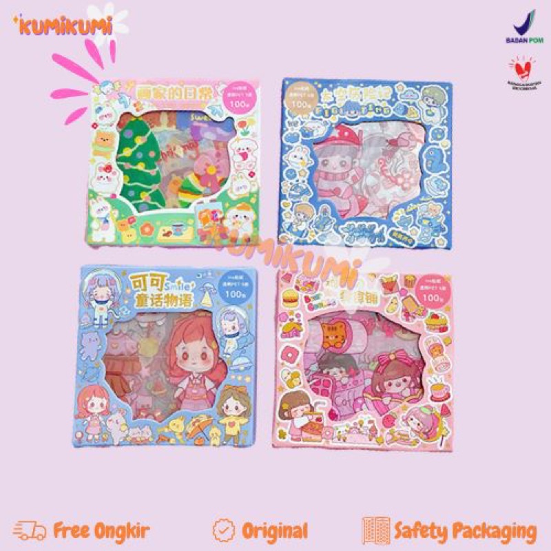 

READY STOCK!!!!!STIKER DIY STIKER SCRAPBOOK MAIMAO STICKER ANTI AIR STIKER LUCU Stiker Motif Kartun Korea Lucu Anti Air Dekorasi Handbook Scrapbook DIY STICKER MOMO STIKER LUCU Set Stiker Gadis Kartun MOMO STIKER DECO HP