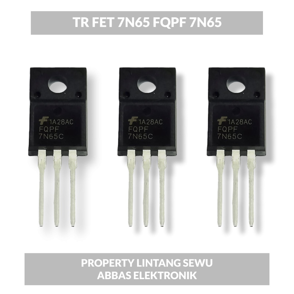 TRANSISTOR FET 7N65 FQPF 7N65 TR 7N65