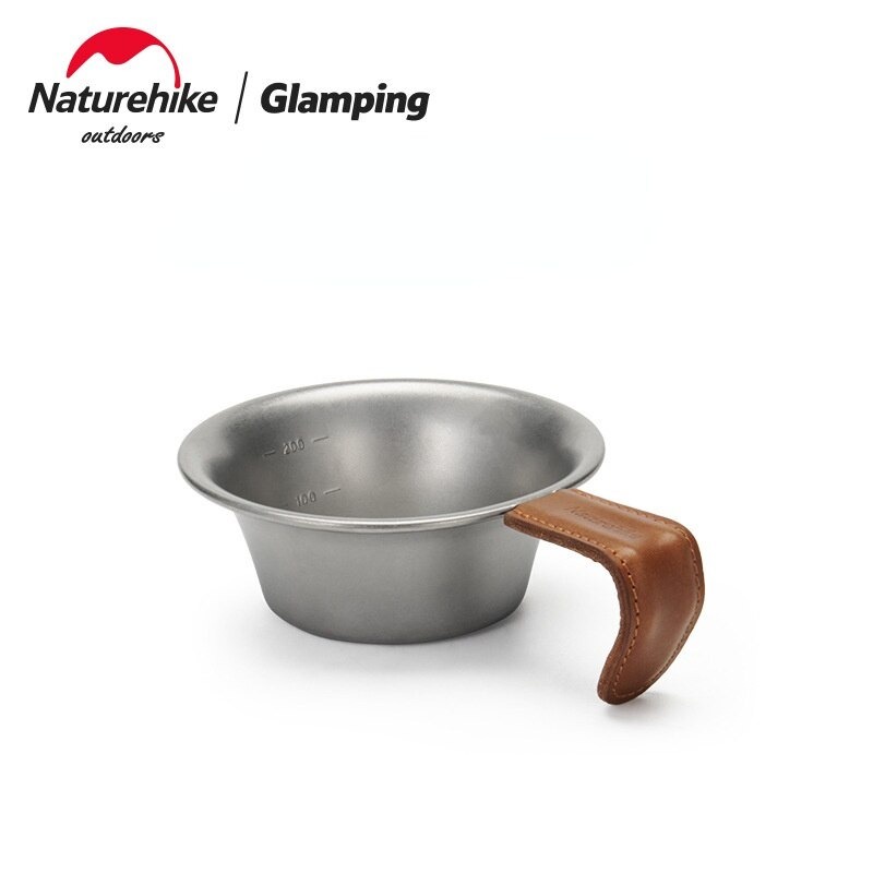 STAINLESS STEEL BOWL 300ML NATUREHIKE NH21SJ002 FOLDING CUP TABLEWARE  BOWL CAMPING ULTRALIGHT