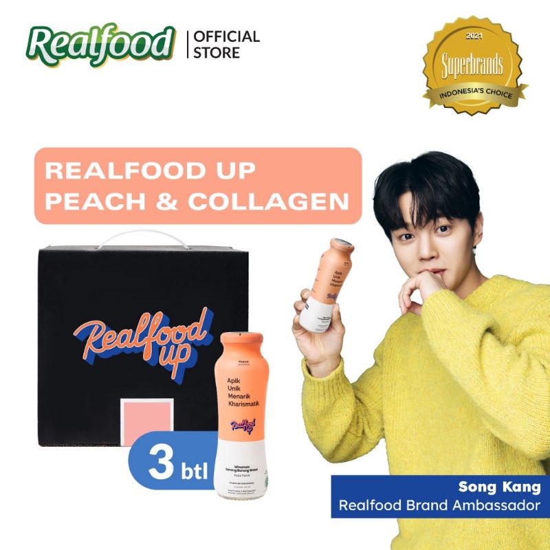 

Realfood Up Beauty Minuman Sarang Burung Walet Peach Kolagen Kecantikan dan Kesehatan Birdnest Colagen