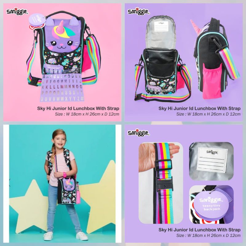 Smiggle double decker lunchbag/lunchbag Smiggle/TAs makan smiggle