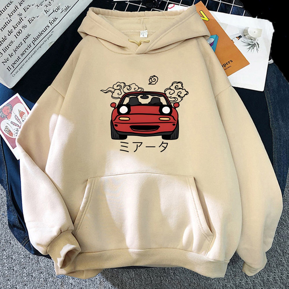 JDM Hoodie JDM Automotive Mobil Miata MX5 Printed Hoody
