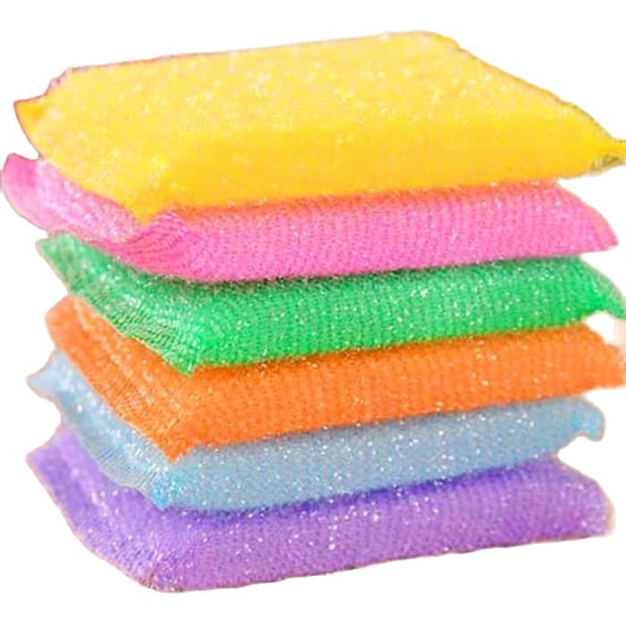 ZASKIYA - Spons Cuci Piring Spons Jaring bantal Warna Warni
