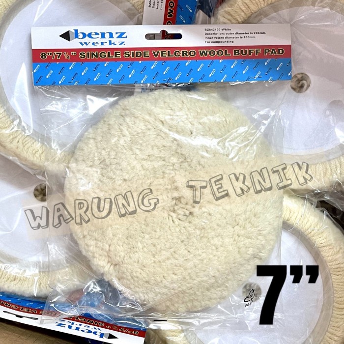 Wol Wool Poles Tempel Velcro 7 Inch Tebal