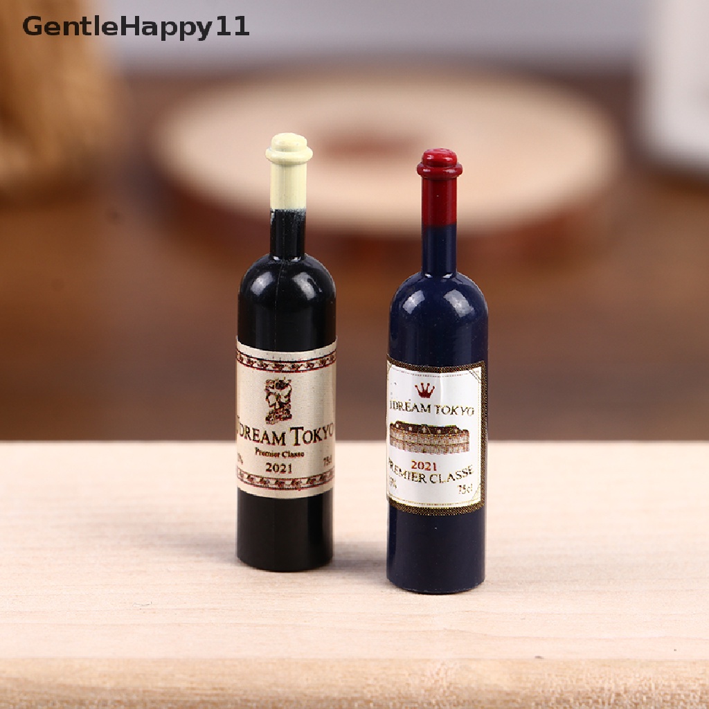 Gentlehappy 5Pcs 1: 12rumah Boneka Miniatur Cangkir Anggur Mug Bir Botol Wine Model Boneka Dekorasi Mainan id