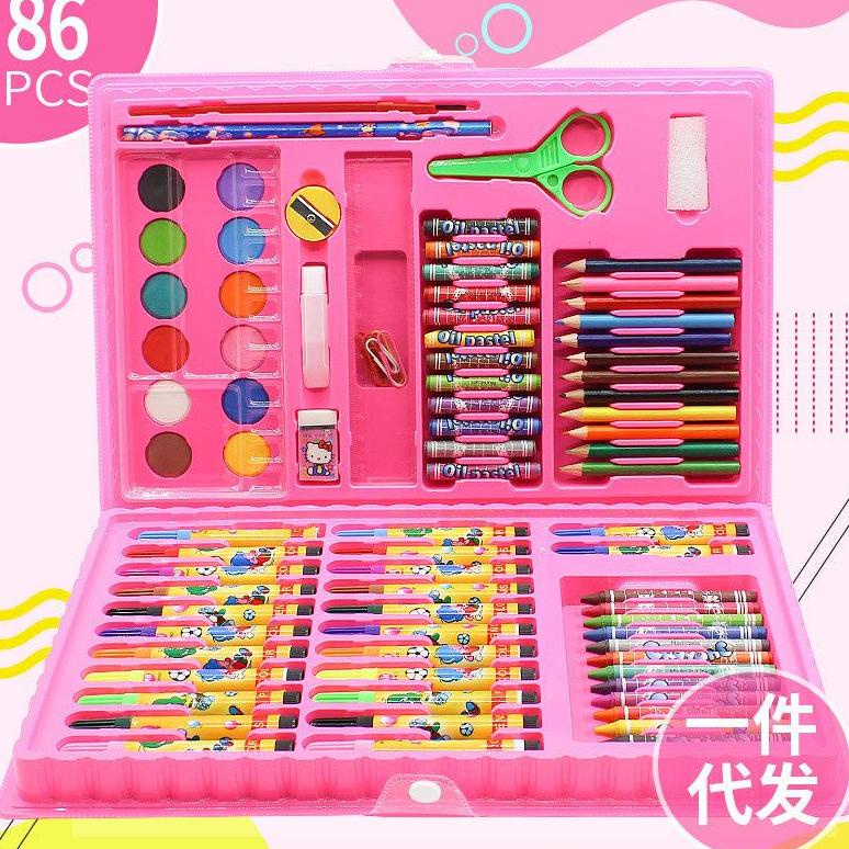 

STATIONERY SET PENSIL CRAYON CAT AIR PERLENGKAPAN SEKOLAH MENGGAMBAR ANAK ISI 86 PENSIL WARNA TERLARISS...,,,,,