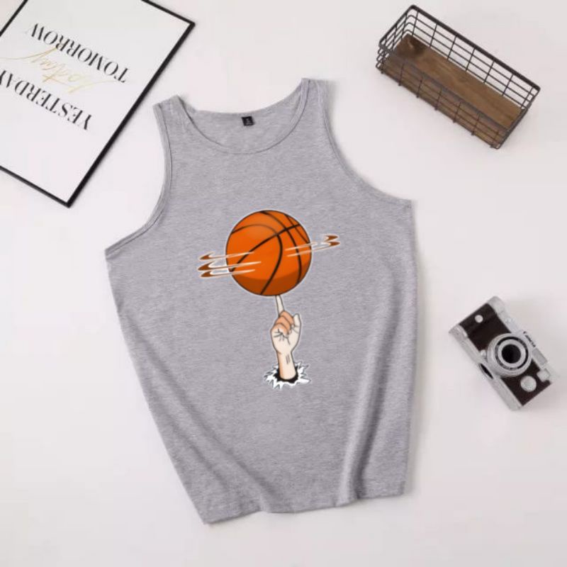 Singlet Anak Laki Laki Perempuan Untuk Anak Usia 2 sampai 10 Tahun Unisex Basket Freestyle Kaos Anak Tanktop Anak Baju Anak laki