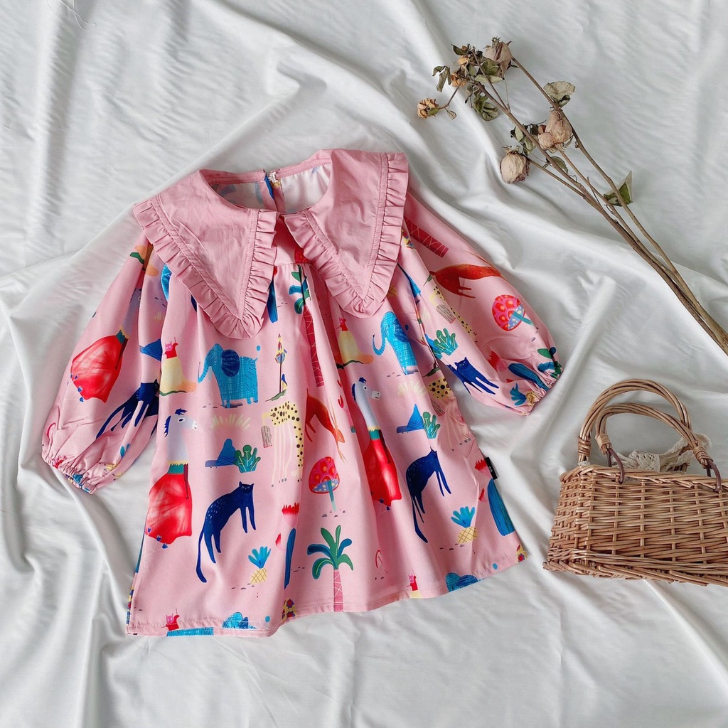2-6thn | DRESS ANAK KOREA PESTA ELEGAN FORMAL PEREMPUAN MDD ML