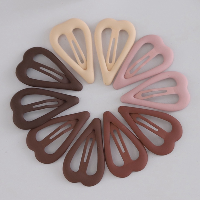 10pcs Warna Glitter Jepit Rambut Glitter Logam Jepit Bb Hair Clips Anak Anak Bayi Perempuan Snap Pin Aksesoris Rambut Wanita