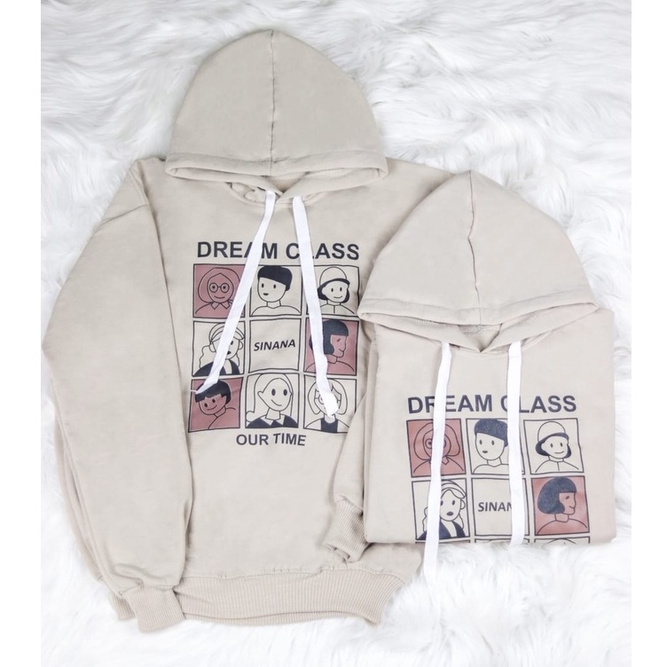 SWEATER HOODIE WANITA / DREAM CLASS HOODIE SWEATER WANITA KOREAN STYLE