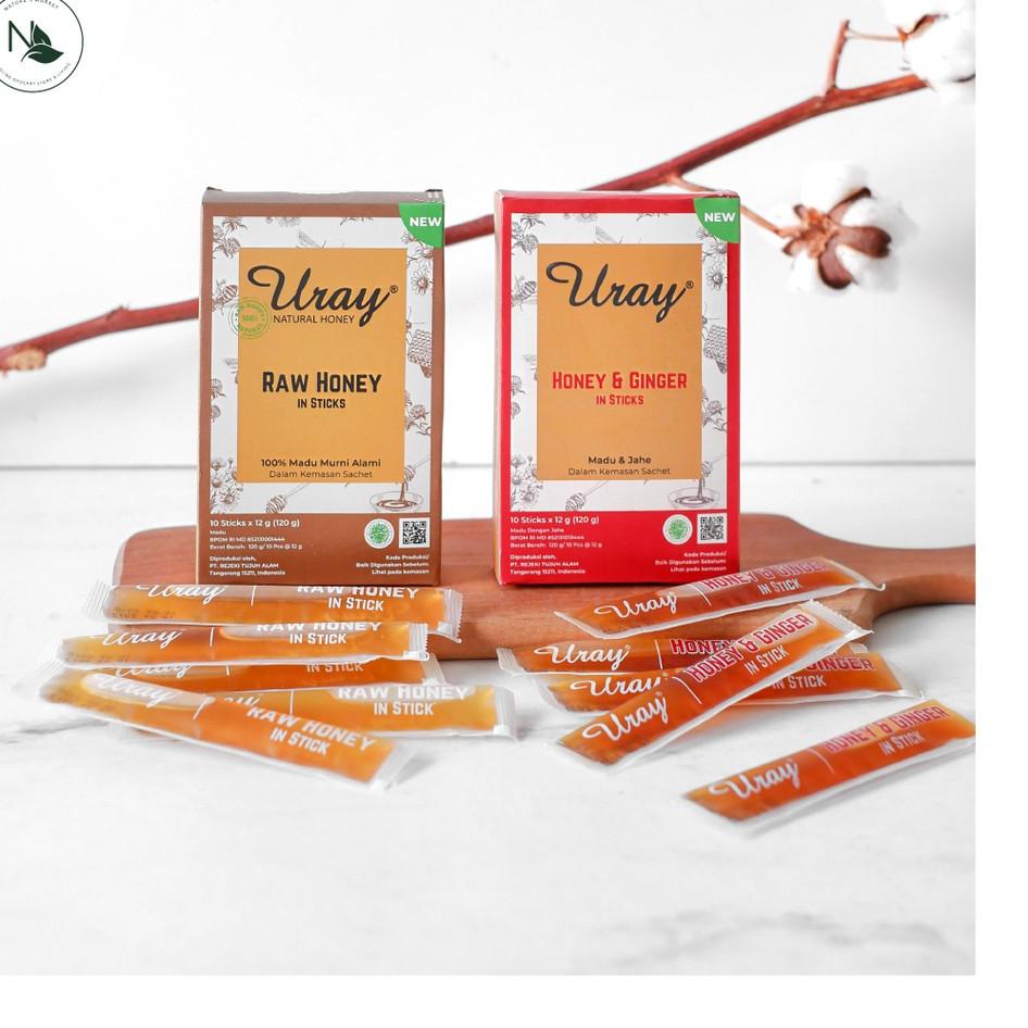 

[PRODUK MQH88] Madu Uray Sachet - Honey & Ginger in Sticks 120gr YTA