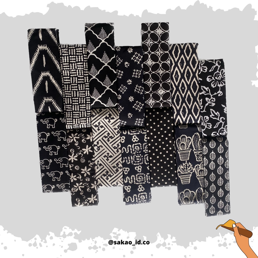 KAIN DAN SARUNG BATIK AESTHETIC EDISI HITAM // BATIK TASIKMALAYA