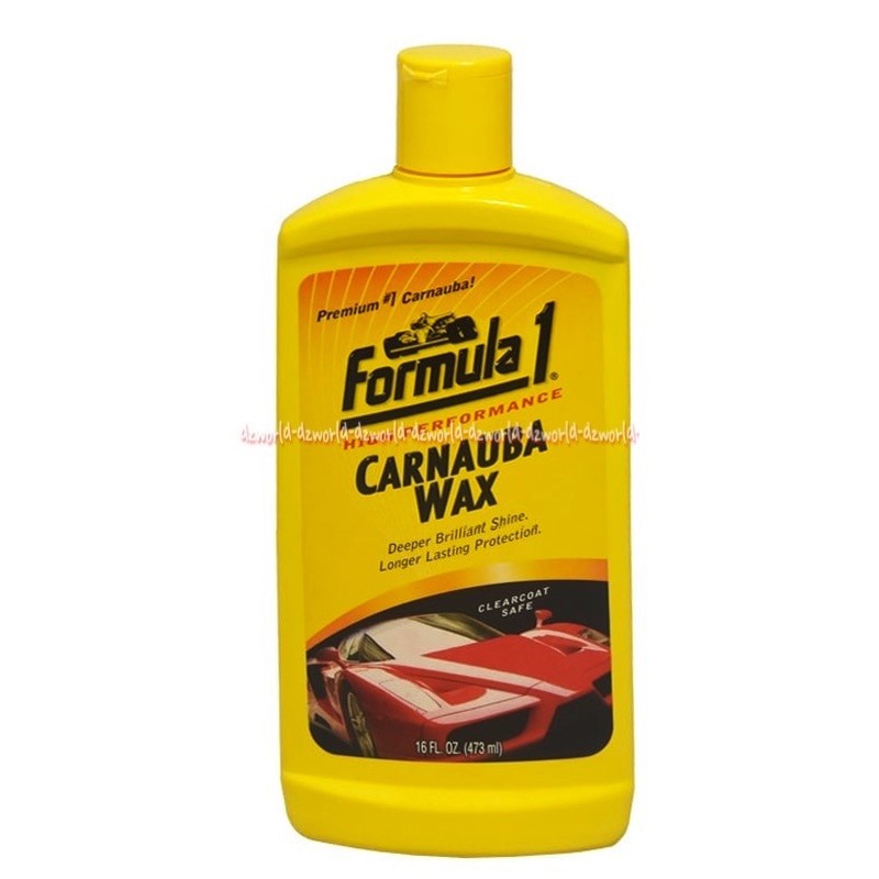 Formula 1 Carnauba Wax 473m' Memberikan kilau dan Proteksi Cat Mobil Selama 12bulan Formula1  Formula One Karnauba Wax Untuk Poles Mobil