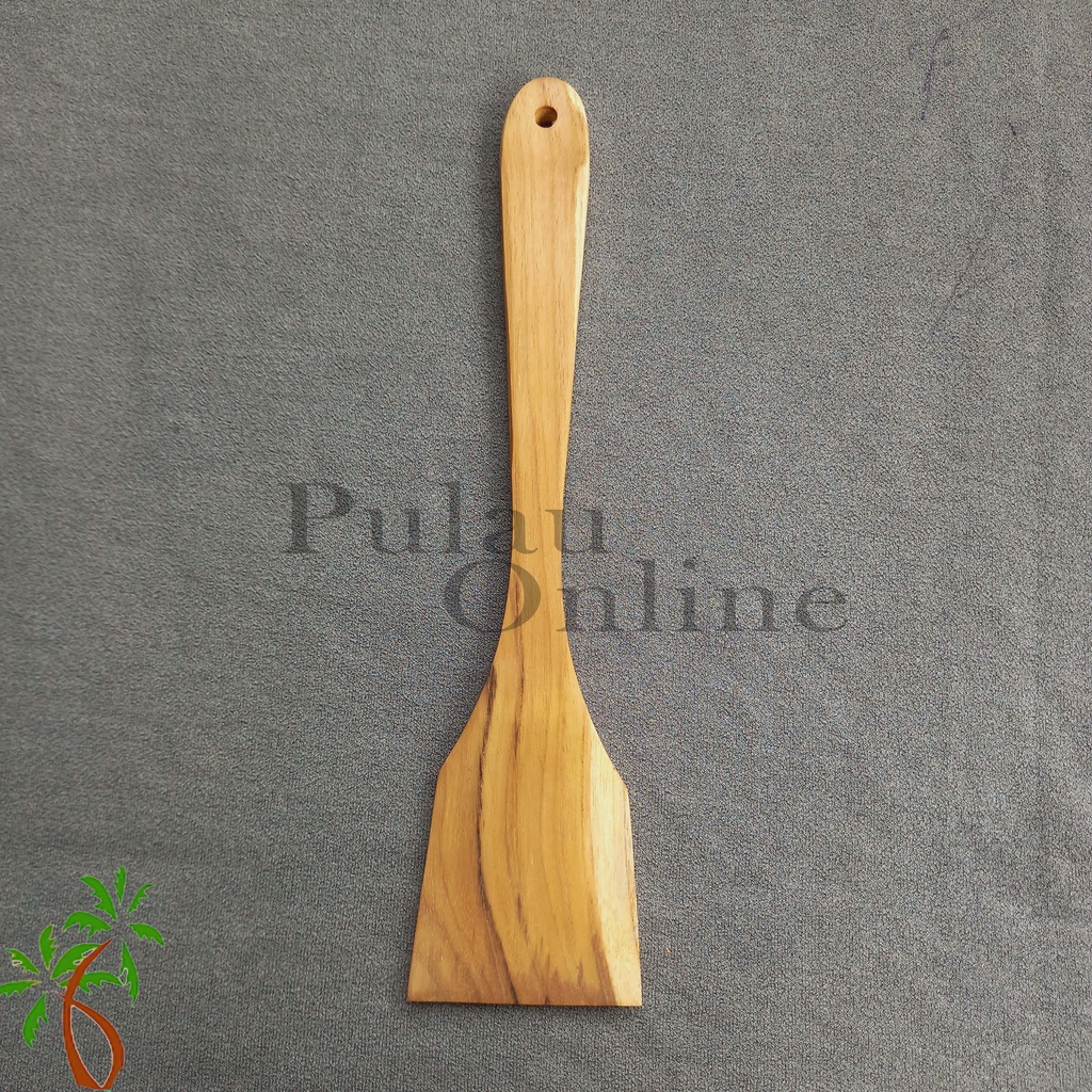 Spatula Kayu Jati Premium - Sutil Kayu - Sodet Kayu Jati - Pulau Online