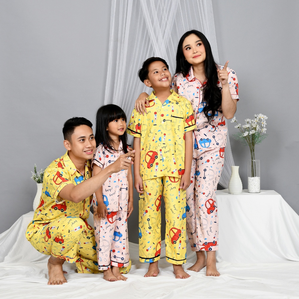 Monalisa Piyama Anak 1 - 2 Tahun ( Kids Size M ) Motif Karakter - Piyama Anak Perempuan