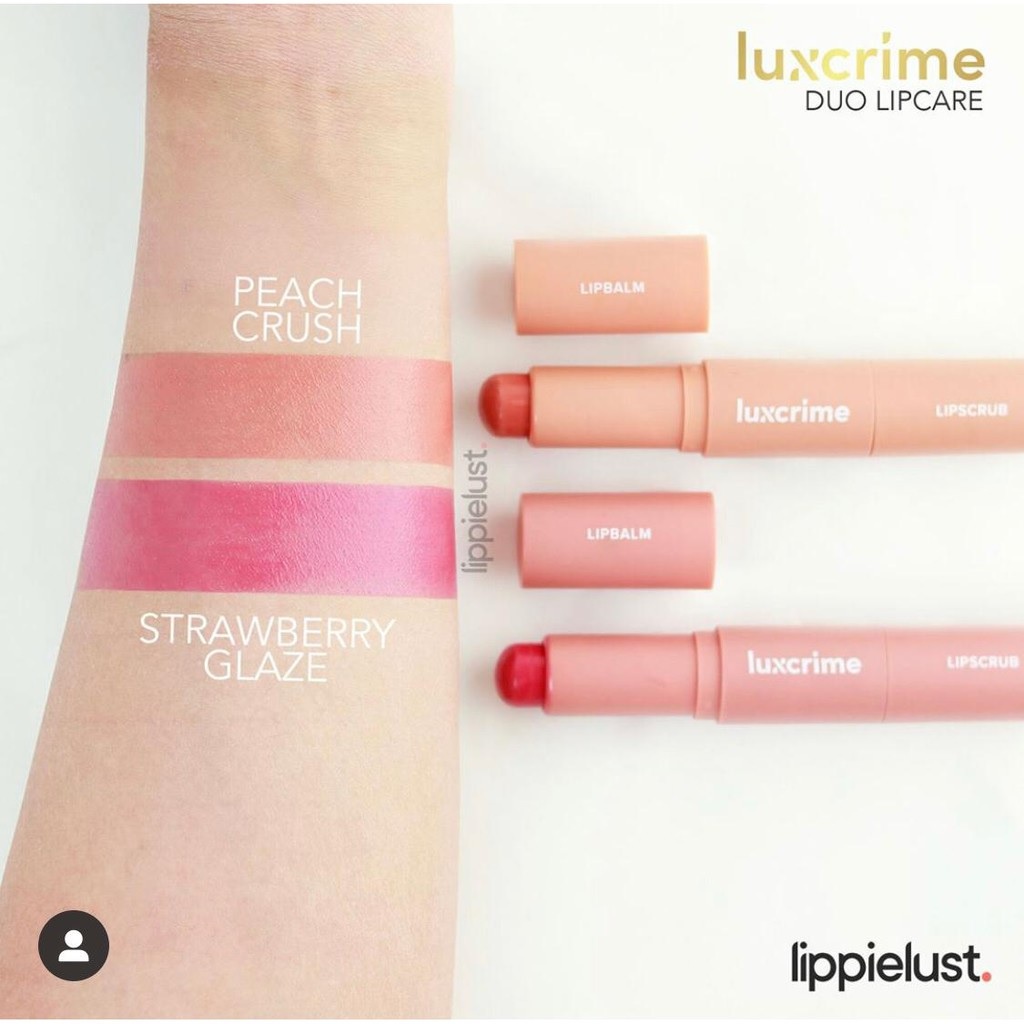 Luxcrime Duo Lipcare (Lipbalm &amp; Lipscrub)