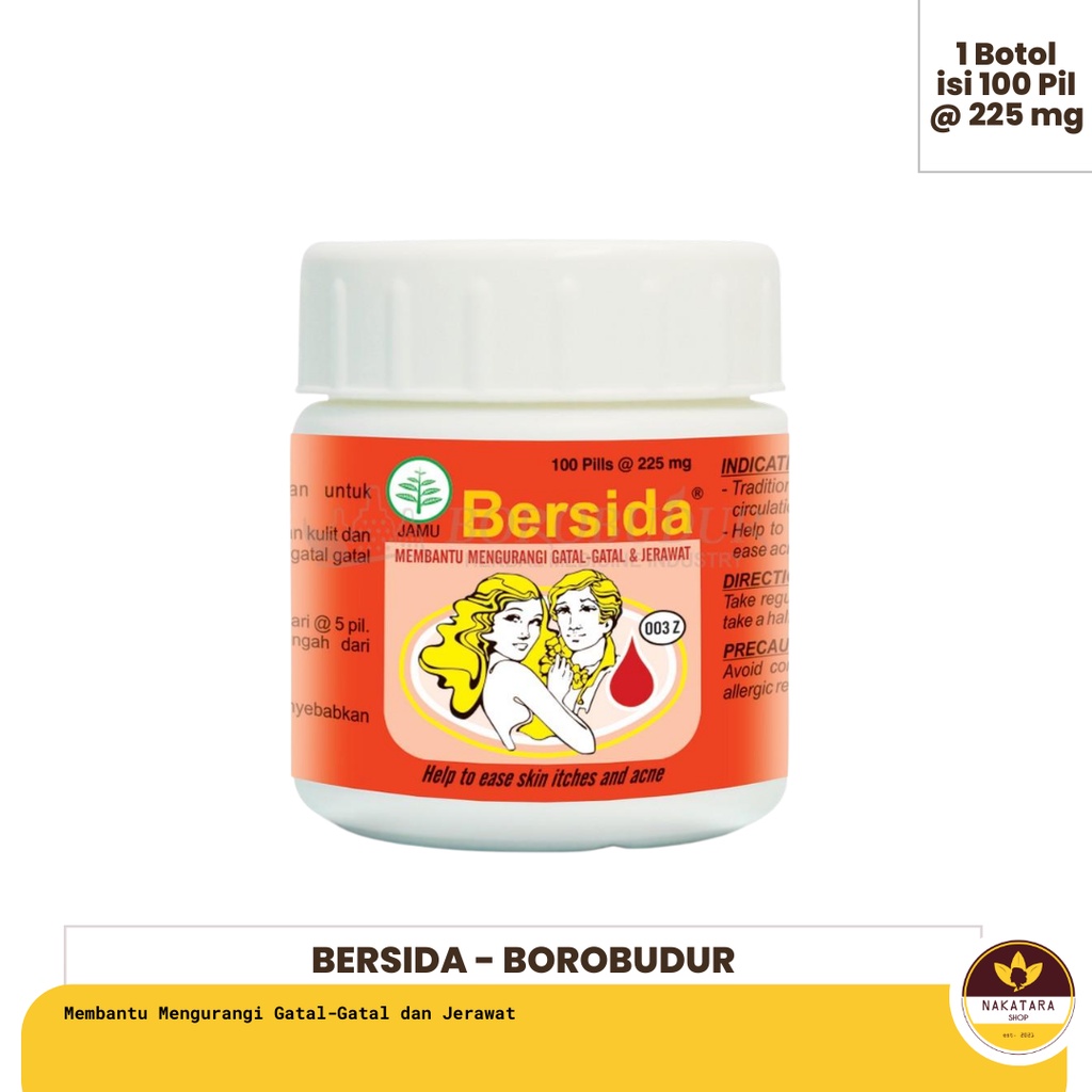 Jual Bersida Borobudur Kemasan Botol Isi 100 Pil Shopee Indonesia