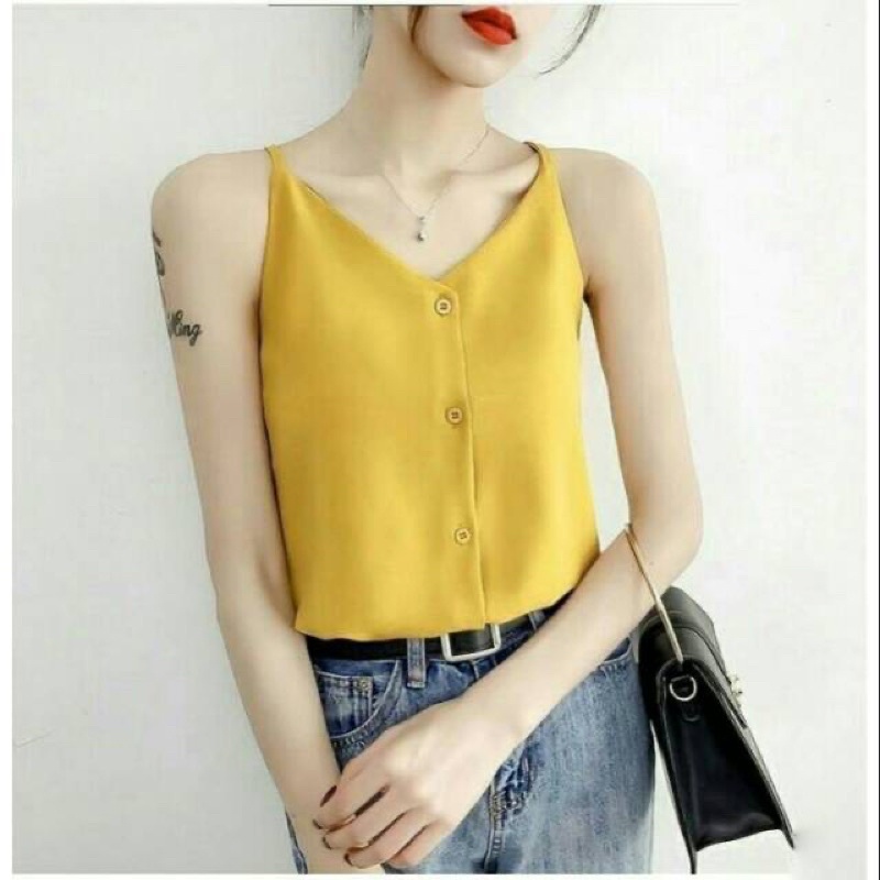 488 Atasan tanktop htm / blouse inner wanita / tanktop inner