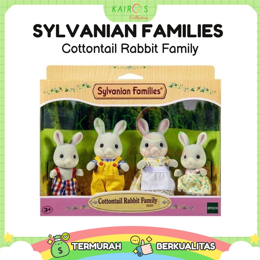 Sylvanian Families Cottontail Rabbit Family