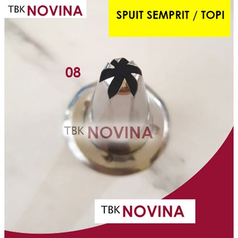 Semprit Topi / Spuit Topi / Cetakan Kue Semprit stainless